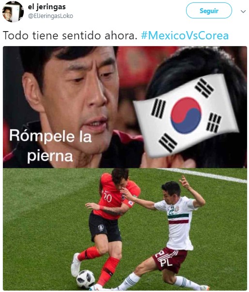 México vs Corea memes